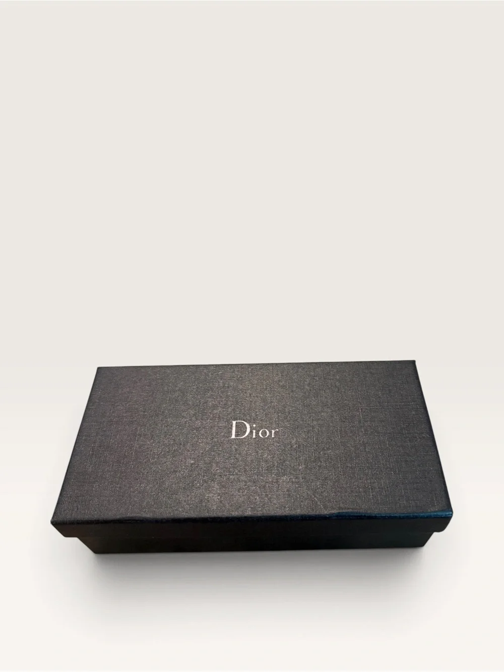 Source Unknown Black Fold-Over Leather Super Slim Sunglasses Case